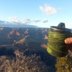 My Typical Workday: Glass of Wine at the Grand Canyon