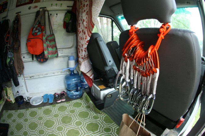 NiteIze ties I use for my climbing gear!